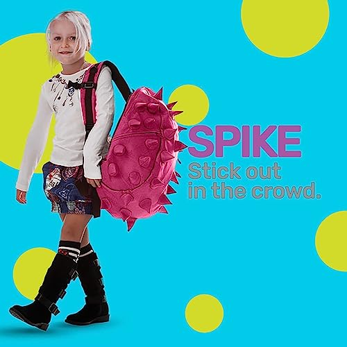 MadPax Spike Backpack - Mochila divertida para niños - Mochila escolar y bolsa deportiva, Rosado, Think Pink