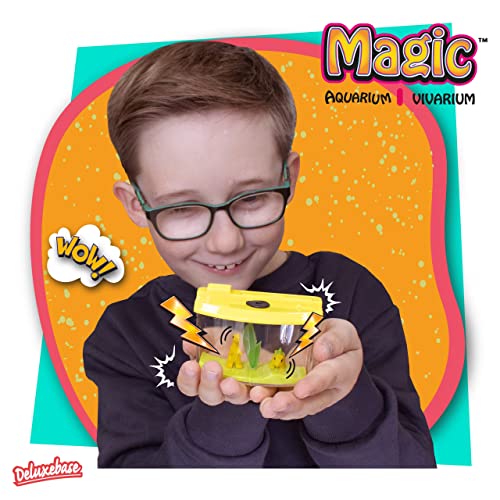 Magic Aquarium - Dinosaurios de Deluxebase. Cultiva Tus Propios Dinosaurios en Este Kit de pecera de Juguete para niños