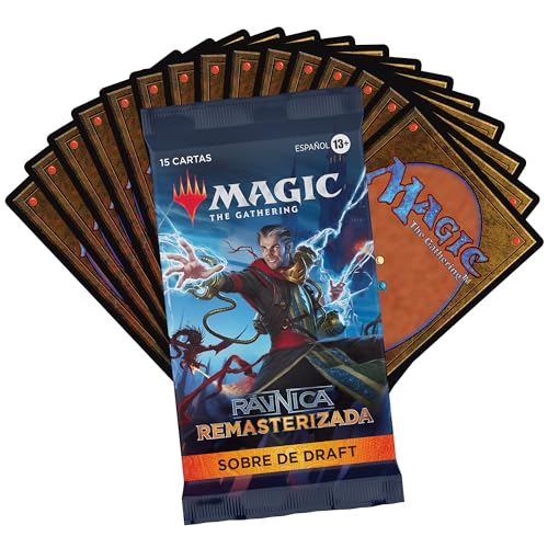 Magic: The Gathering - Caja de sobres de Draft de Rávnica remasterizada, 36 sobres (540 cartas de Magic) (Versión en Español)