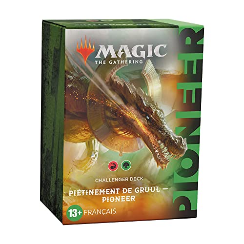 Magic The Gathering Challenger Deck Pioneer Edición 2022 Pisoteo de Gruul (Rojo-Verde - IDIOMA FRANCES) D2212101 Multicolor
