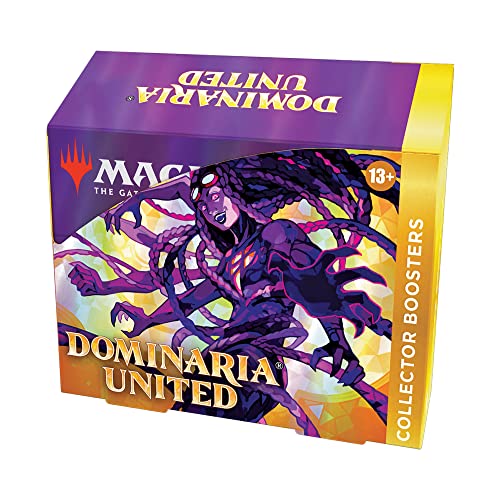 Magic The Gathering Dominaria United Collector Booster Box, 12 Packs Box Topper Card (Versión en Inglés), C9726000