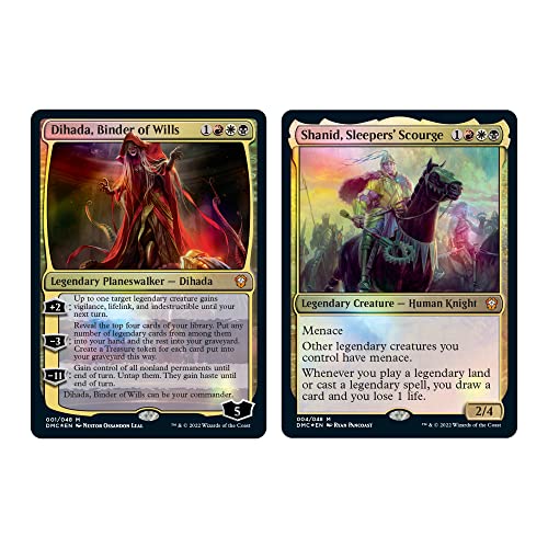Magic: The Gathering Dominaria United Commander Deck – Legends' Legacy + Collector Booster Sample Pack, (Versión en Inglés) & Magic: The Gathering Phyrexia: All Will Be One Commander Deck