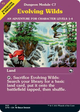 Magic: The Gathering - Evolving Wilds - Lámina - Módulo de mazmorra - Aventuras en los reinos olvidados