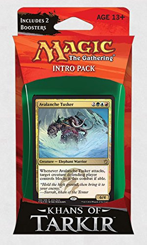 Magic: the Gathering: Khans of Tarkir - Intro Pack / Theme Deck: Avalanche Tusker (Alternate Art Premium Rare Promo)