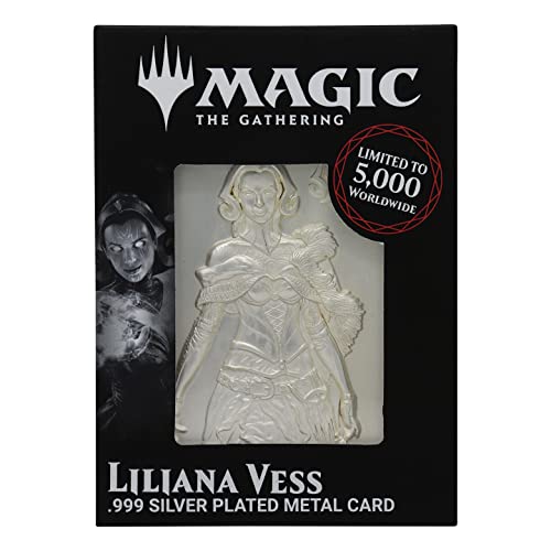 Magic the gathering lingote liliana limited edition (bañado en plata)