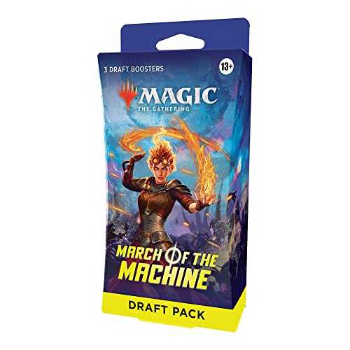 Magic: The Gathering March of the Machine 3-Booster Draft Pack (Versión en Inglés)