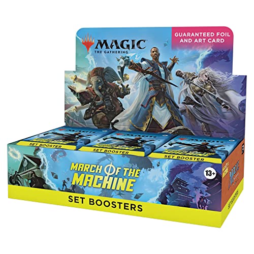 Magic: The Gathering March of the Machine Set Booster Box, 30 Packs (Versión en Inglés)