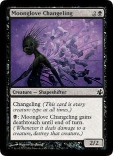 Magic the Gathering - Moonglove Changeling - Cangiante Della Digital Selenica - Morningtide