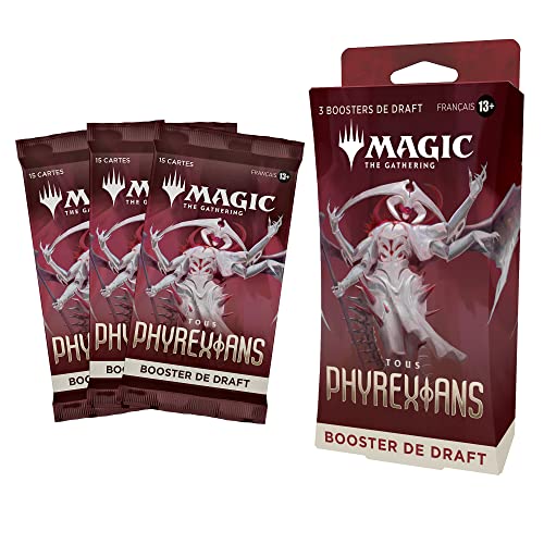Magic The Gathering Pack de 3 potenciadores de Draft Tous Phyrexians (versión en francés)