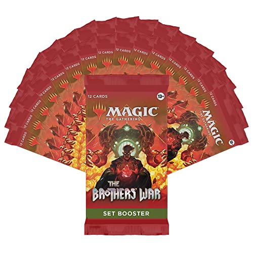 Magic The Gathering The Brothers’ War Set Booster Box, 30 Packs (Versión en Inglés)