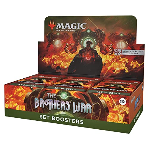 Magic The Gathering The Brothers’ War Set Booster Box, 30 Packs (Versión en Inglés)