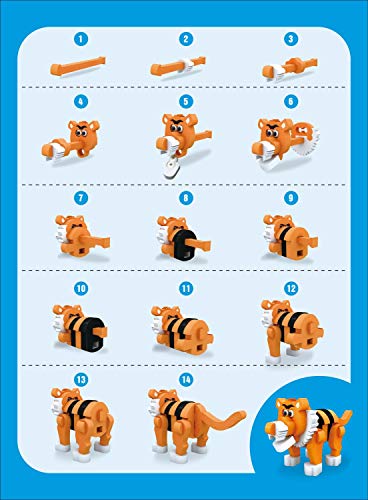 Mammut Spiel & Geschenk 3D de Tigre, Safari, Puzzle de Animales de Espuma, Juego Completo con Piezas de Rompecabezas e Instrucciones, Set Creativo para niños a Partir de 5 años (156009)