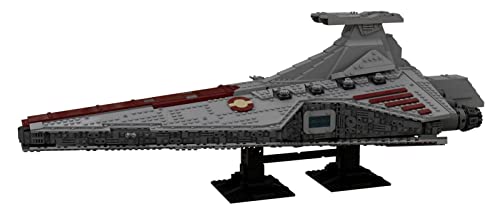 Maqueta de crucero de asalto de la República de clase Venator, destructor estelar Venator compatible con LG UCS - 2565 piezas