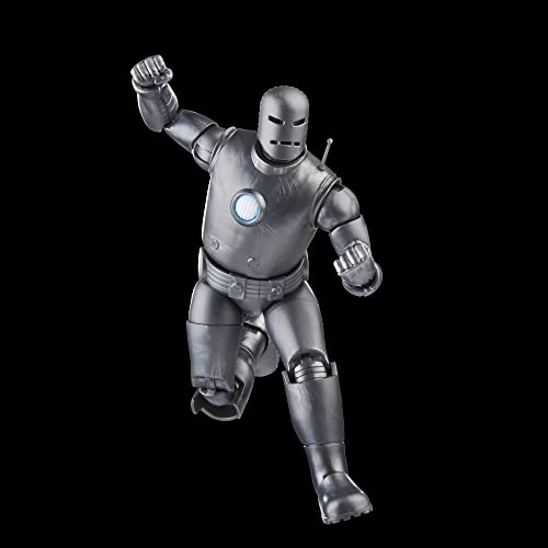 Marvel Hasbro Legends Series Iron Man (Modelo 01) Vengadores 60 Aniversario Coleccionable Figura de acción de 6 Pulgadas