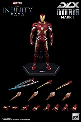 Marvel Infinity Saga - Figura 1/12 DLX Iron Man Mark 50 (17 cm)