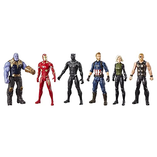 Marvel Infinity War Titan Heroes - Juego de figuras (6 unidades Infinity War Set)