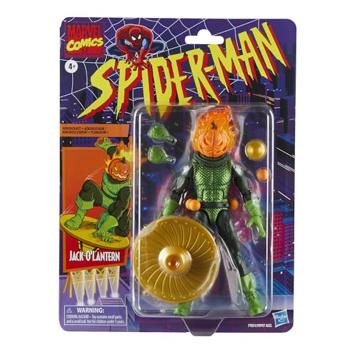 Marvel Legends Series, Jack O'Lantern, Figura Coleccionable de 15 cm Inspirada en los cómics de Spider-Man