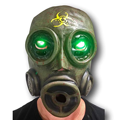 Máscara de gas de purga, Johnniesfx, Anarquía, elección, LED, disfraz de Halloween