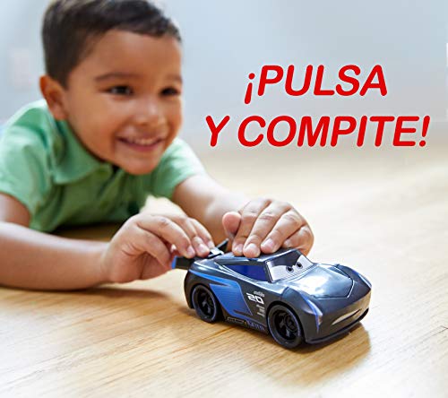 Mattel Disney Cars-Vehículo Turbocarreras Jackson Storm, coches de juguetes niños +3 años, multicolor FYX41 , color/modelo surtido