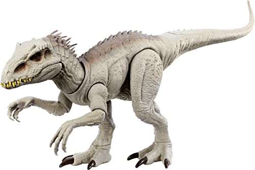 Mattel- Jurassic World Camouflage 'n Battle Indominus Rex, Multicolor (HNT63)