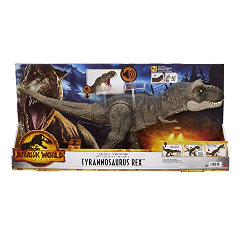 Mattel Jurassic World - T-Rex Devasta y Devora