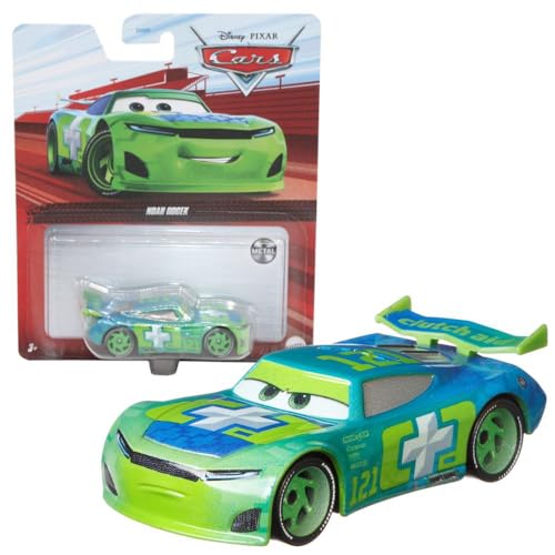Mattel Selección Vehículos Racing Style | Disney Cars | Die Cast 1:55 Coche, DXV29N Cars 3 Single:Noah Gocek