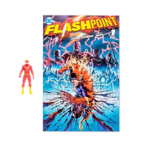 McFarlane Figura de Acción DC Direct Comic con Figura The Flash (Flashpoint) Multicolor TM15841
