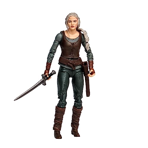 McFarlane Toys, The Witcher Ciri & Geralt of Rivia (Temporada 3) Figura de acción de 7 Pulgadas, Paquete de 2 Unidades, a Partir de 12 años