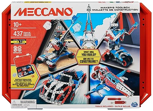 MECCANO- Maker’s Core Toolbox FR, Multicolor (Spin Master 6067167)