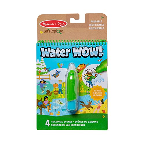 Melissa & Doug Water Wow! Colorea con agua estaciones, Juegos de agua para niños, 3+, Regalo Para Niño O Niña
