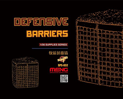 Meng sps-032 defensiva barreras resina modelo de juguete , color/modelo surtido