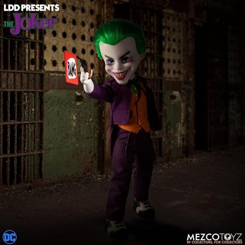 Mezco Toyz Muñeco Joker 25 cm. LDD Presents. DC Universe