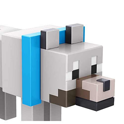 Minecraft Lobo Figura de acción, juguete +6 años (Mattel HFC30)