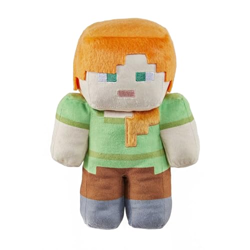 Minecraft Peluche Alex, personaje del videojuego, juguete +3 años (Mattel HLN12)