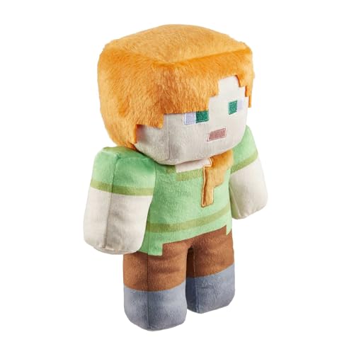 Minecraft Peluche Alex, personaje del videojuego, juguete +3 años (Mattel HLN12)