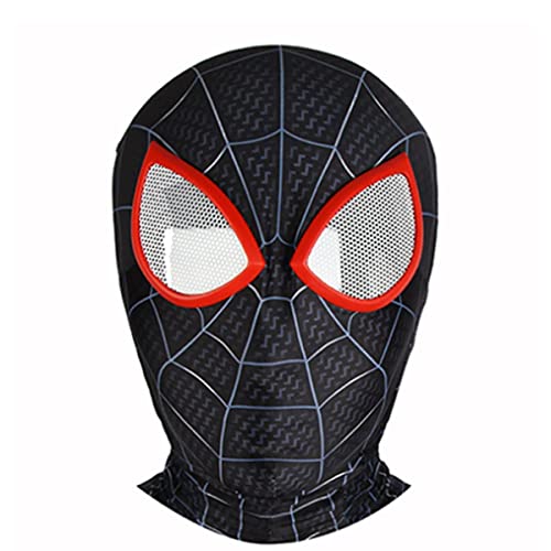 Miotlsy Super Disfraz Spider máscara de tela de la Película El Hombre Araña de Anime Disfraz máscara Fiesta máscara para halloween, navidad, carnaval y cumpleaños Regalo