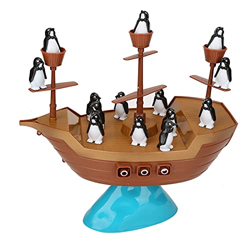 Modelo De Barco Pirata Pingüino Juego De Equilibrio De Barco Pirata Juego De Mesa De Equilibrio De Pingüino Juego Educativo Para Padres E Hijos Juego De Competición Juego De Interacción Para Padres E