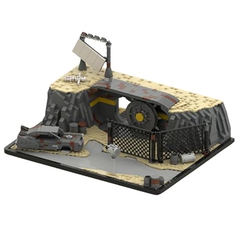 Modular Casa Bloques De Construcción 1630Piezas Moc Fallout Nuclear Shelter (Vault) Nano Micro Bloques De Construcción Mini Juego De Juguetes De Construcción para Adultos Compatible con Lego