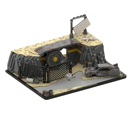 Modular Casa Bloques De Construcción 1630Piezas Moc Fallout Nuclear Shelter (Vault) Nano Micro Bloques De Construcción Mini Juego De Juguetes De Construcción para Adultos Compatible con Lego