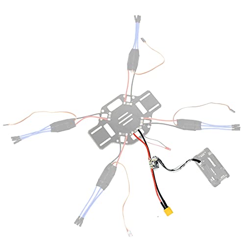 Módulo de corriente QWinOut módulo de corriente hembra macho enchufe con 5.3V CC BEC para controlador de vuelo APM 2.8 PIXHAWK APM2.6 2.5 2.52 RC DIY Drone Accesorios (2 piezas)