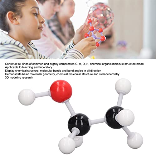 Molecular Model Kit, modelado 3D, investigación, ejercicio seguro, habilidades prácticas, kit de aprendizaje de química orgánica e inorgánica para la enseñanza