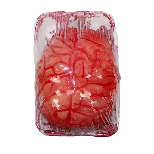 molezu Accesorios de órganos internos realistas Hechos a Mano de Halloween, tamaño Natural del Cerebro