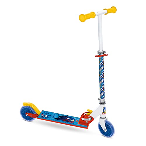 Mondo Toys - Alu Scooter SONIC - Patinete infantil de aluminio de 2 ruedas - Manillar regulable - 28708