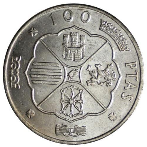 Moneda de Plata Historica 100 Pesetas Coleccionismo Francisco Franco 1966