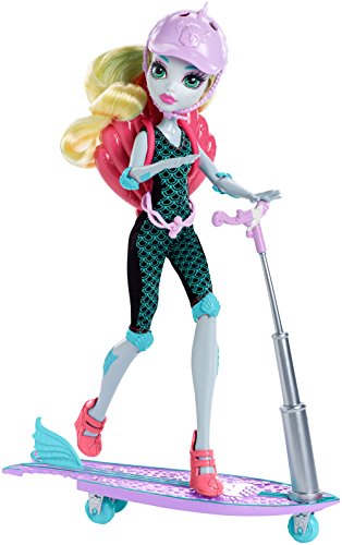 Monster High - DNX06 - Surf-To-Turf - 2 n 1 Scooter / Skateboard with Lagoona Blue Deluxe Fashion Doll