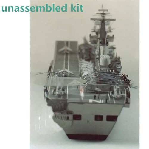 MOOKEENONE 1: 400 papel HMS invencible (R05) portaaviones modelo 3D buque de guerra modelo adornos de buque de guerra modelo militar (kit sin ensamblar)