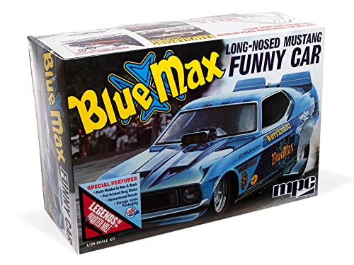 MPC-1/25 Blue MAX Long Nose Mustang Maqueta, Multicolor (MPC930)