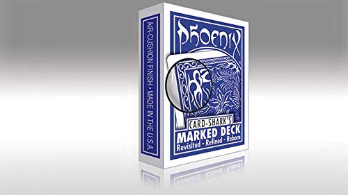 Murphy's Magic Supplies, Inc. Phoenix Marked Deck Blue, principiante, truco de cartas