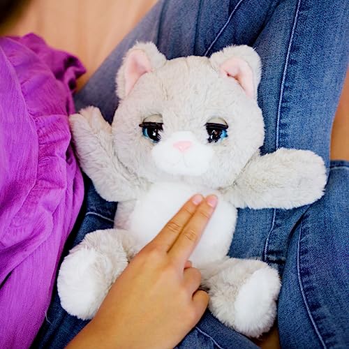My Fuzzy Friends - Winks el Gato Dormilón, Juguete Mascota interactiva, Gato Que se Duerme, con reacciones y Sonidos, Suave, blandito y Flexible, para niños y niñas Desde 4 años, Famosa (MYE00111)