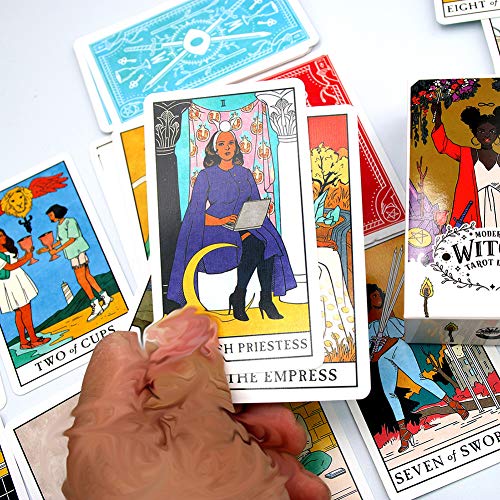 Mystical Witch Tarot Deck 78 Cartas, Juego De Cartas, Adecuado para Principiantes Y Entusiastas del Tarot